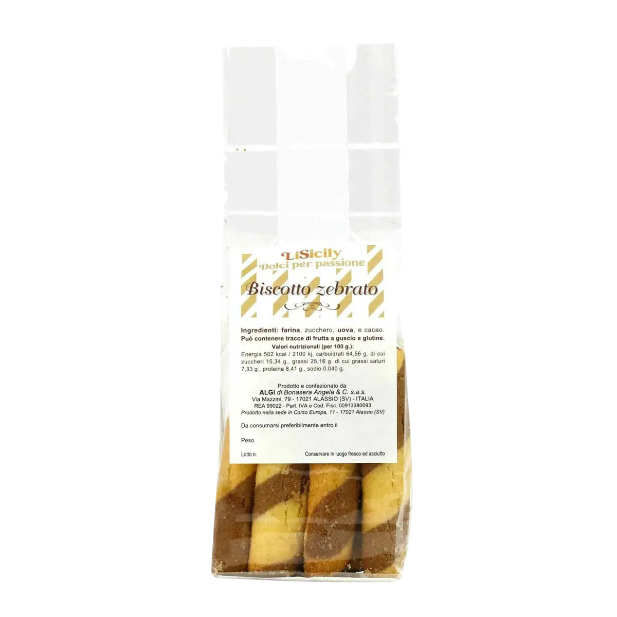 Biscotto Zebrato 1 kg by LiSicily