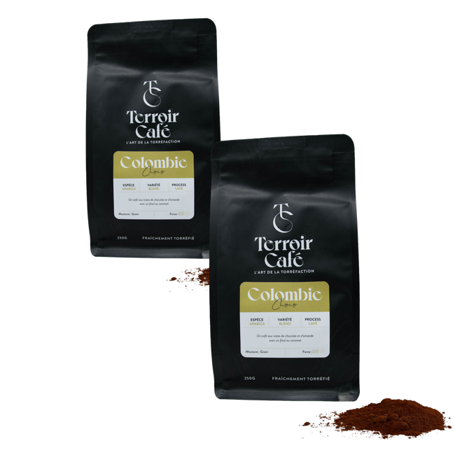 Terroir Cafe Terroir Cafe Colombie Huila Choco 1Kg Moulu French Press - 1 Kg by Terroir Cafe