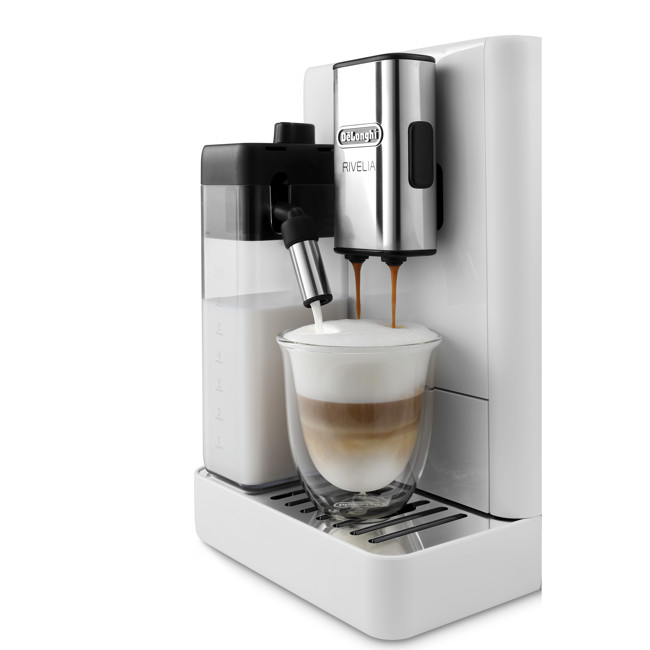 Delonghi Rivelia Latte FEB 4455.B Noir Onyx Machine à café en grains