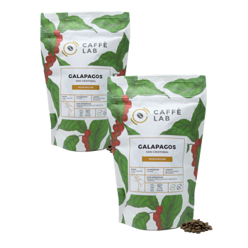 CaffèLab Café Galapagos San Cristobal Bio - Grains - Pack 2 × Grains Pochette 250 g