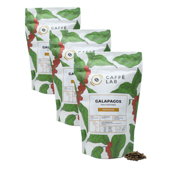 CaffèLab Café Galapagos San Cristobal Bio - Grains - Pack 3 × Grains Pochette 250 g