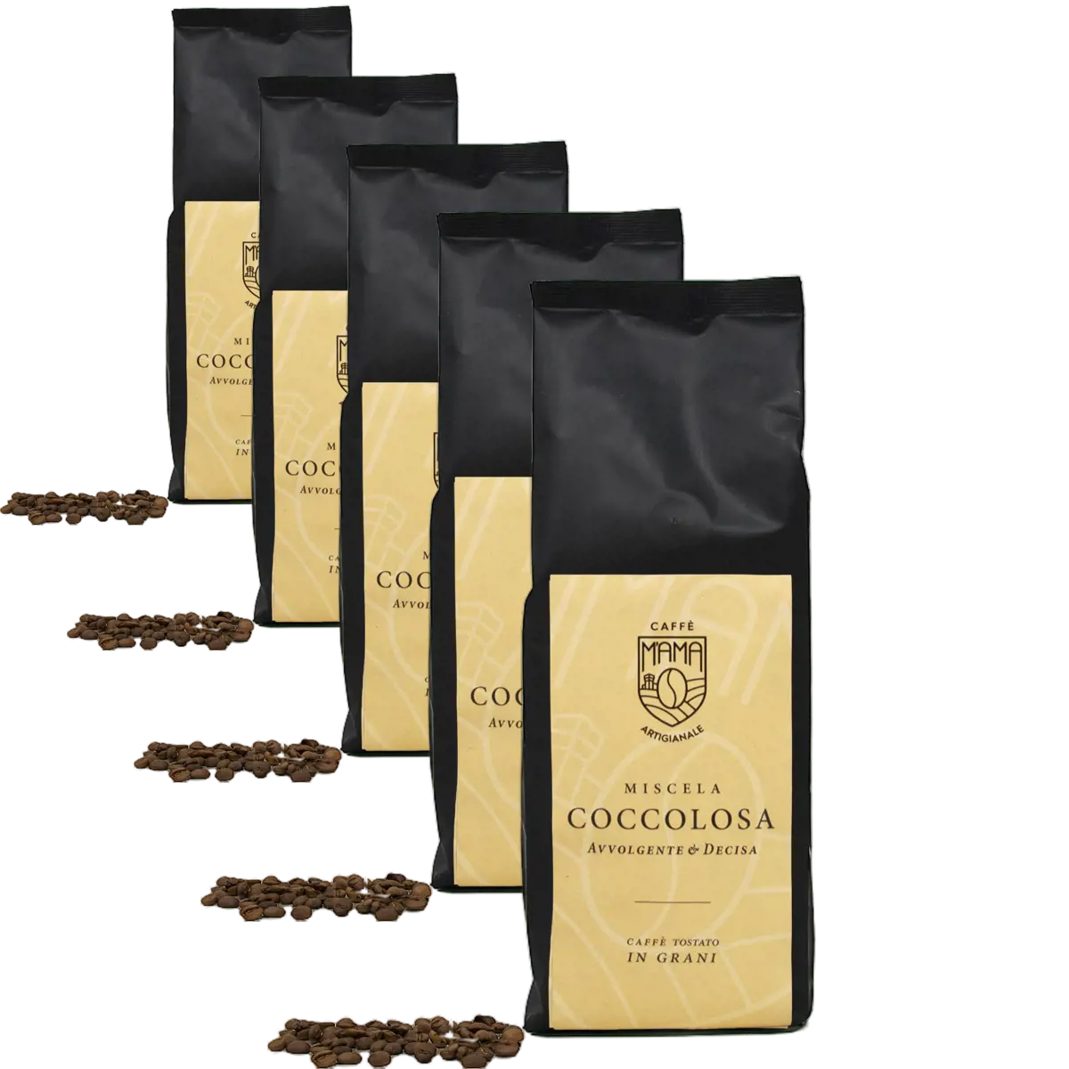 Caffè in grani - Miscela Coccolosa - 250 g by M'ama Caffè