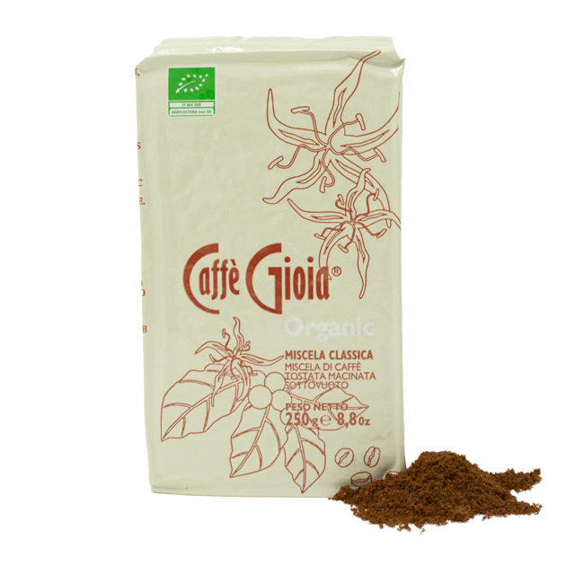 Deuxième image du produit Caffè Gioia Melange Classique Bio Moulu 4X250G Moulu Italien Moka- 1 Kg by Caffè Gioia