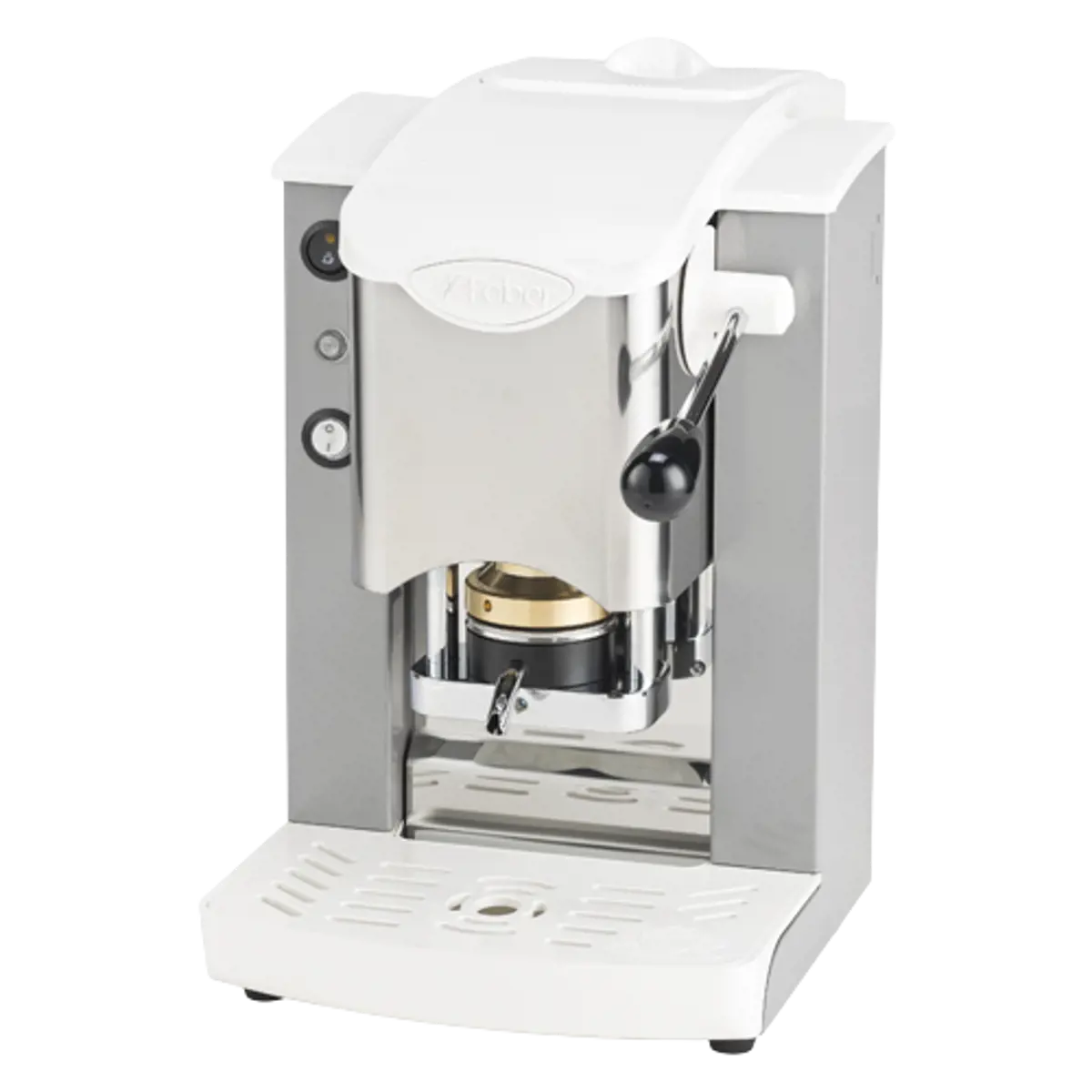 Faber Machine A Cafe A Dosettes Slot Inox Blanc Gris 1 3 L by Faber