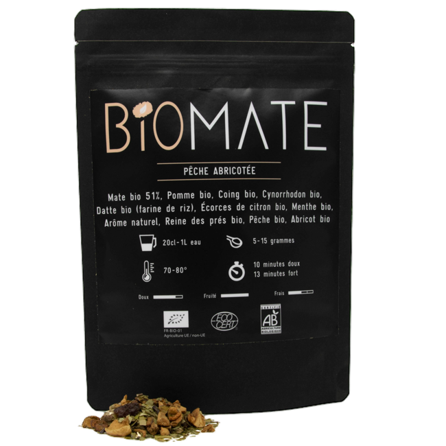 Biomaté Peche Abricotee- 100 G by Biomaté