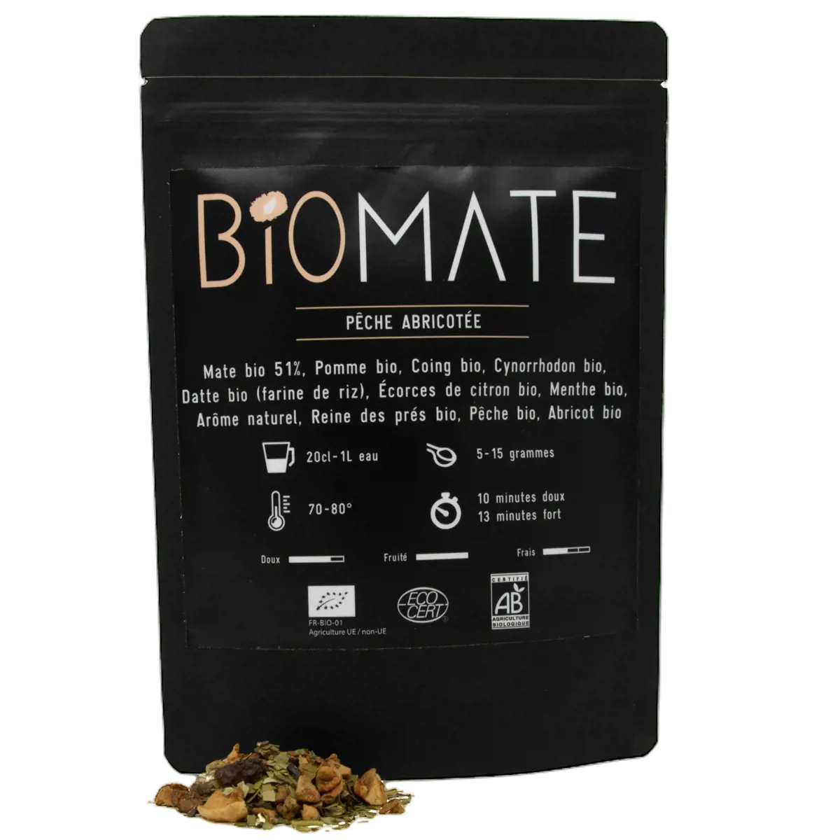 Biomaté Peche Abricotee- 100 G by Biomaté
