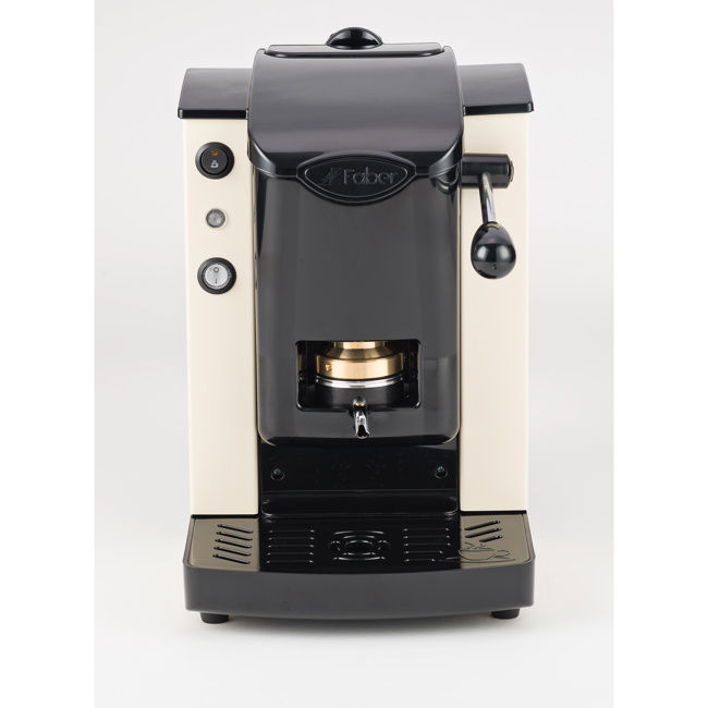 Zweiter Produktbild FABER Kaffeepadmaschine - Slot Plast Schwarz Elfenbein 1,3 l by Faber