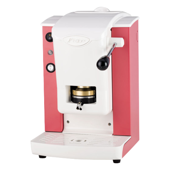 FABER Kaffeepadmaschine - Slot Plast White Koralle 1,3 l - Pack 2 × ESE (44mm) kompatibel