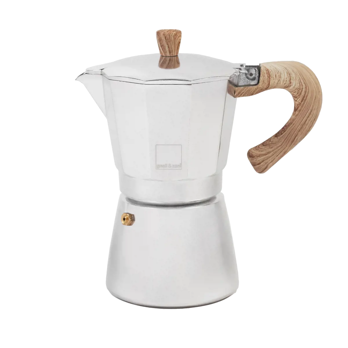 GNALI & ZANI Venezia Cafetiere Italienne A Induction 6 Tasses by GNALI & ZANI