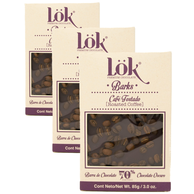 Cioccolato fondente 70 %: caffè Colombiano by LÖK FOODS