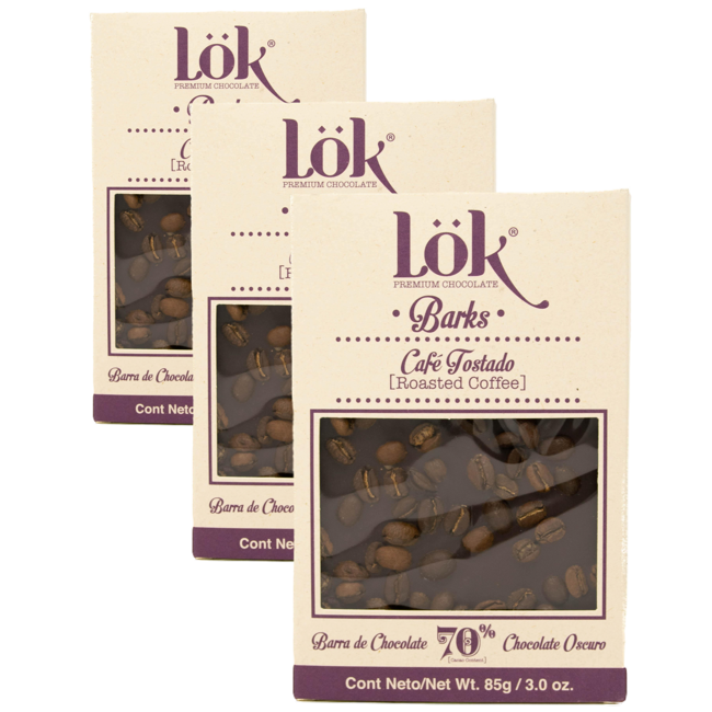 LÖK FOODSChocolat Noir 70 Cafe De Colombie Boites 85 G by LÖK FOODS