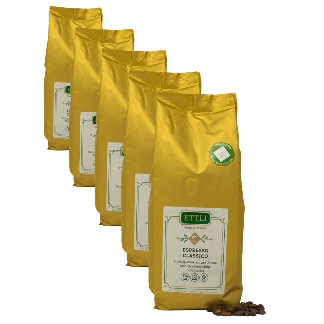 Ettli Kaffee Café En Grain - Espresso Classico - 250G by ETTLI Kaffee