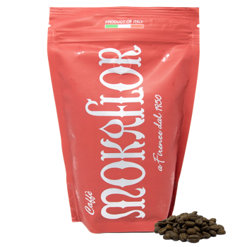 Miscela Rossa 60/40 - Caffè in grani 500 g - Chicchi Bustina 500 g