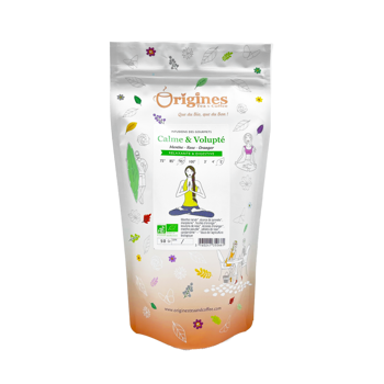 Origines Tea&Coffee Infusion Bio Calme Et Volupte En Vrac 800G Fleur De The 800 G - Pochette 800 g