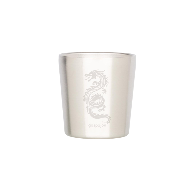 Tazza Arty 180ml, Acciaio doppia parete, incisione Drago by Gaspajoe