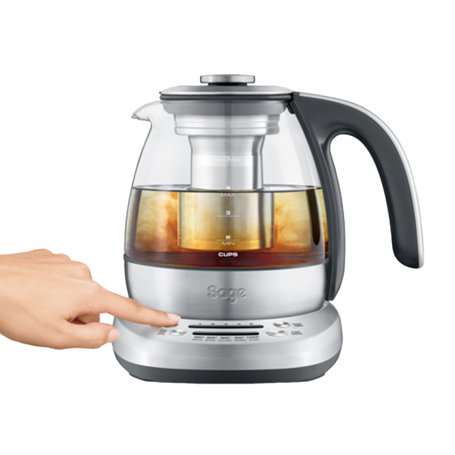 Troisième image du produit Sage Appliances Bouilloire Smart Tea Infuser Compact Sage 5 Reglages Acier Inoxydable by Sage Appliances