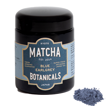 Matcha Botanicals Blue Matcha Earl Grey 100 G - Bouteille en verre 100 g