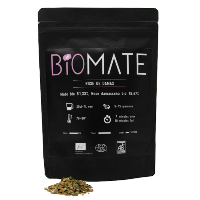 Biomaté Rose De Damas- 100 G by Biomaté