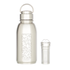 Set Thermosflasche Friendly+ 700ml, Edelstahl, gravur Kirschbaum + Teesieb by Gaspajoe