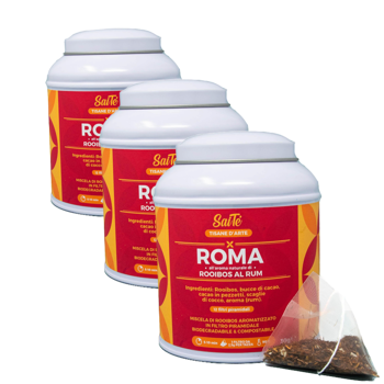 Rom - Pack 3 × Teebeutel 30 g