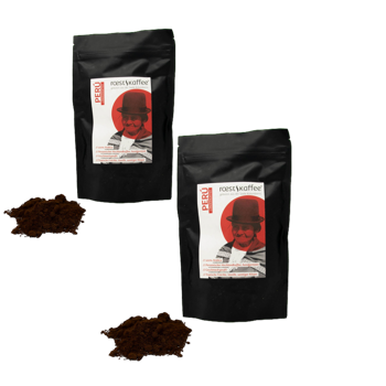 Peru  - Länderkaffee - Pack 2 × Mahlgrad Aeropress Beutel 500 g