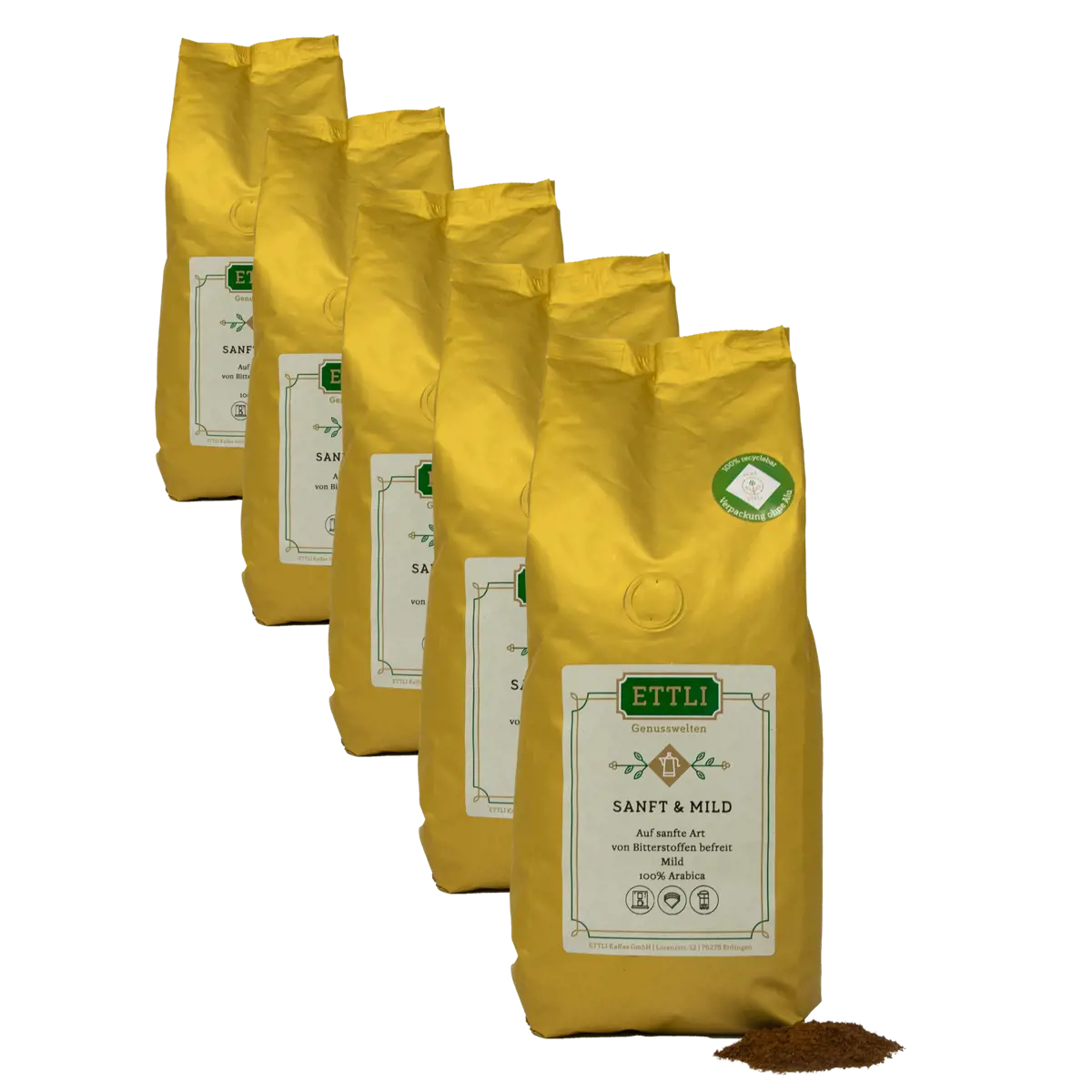 Ettli Kaffee Douceur Et Legerete Avec Cafeine Moulu Moka - 250 G by ETTLI Kaffee