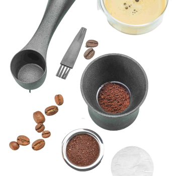 3 Pezzi/set O 6 Pezzi/set Capsula Riutilizzabile Filtro Caffè Per Dolce  Gusto Con Scelta Di Colore Casuale