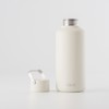 Sesto immagine del prodotto EQUA Bottiglia in acciaio inox Timeless Off White - 600ml by Equa Italia