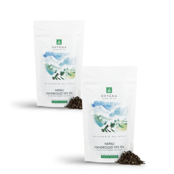 Nepali Handrolled Tips Tea 50 g - Pack 2 × Bustina 50 g