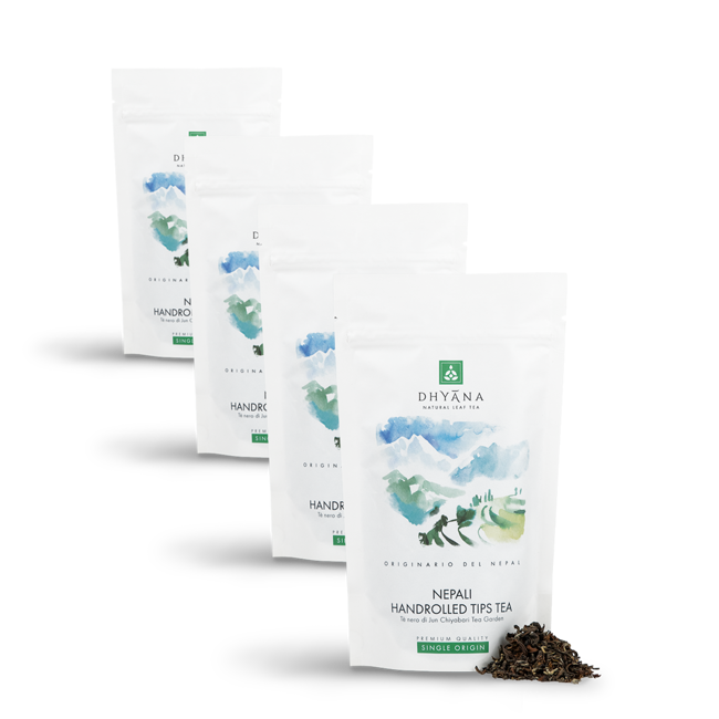 Nepali Handrolled Tips Tea 50 g by Dhyana