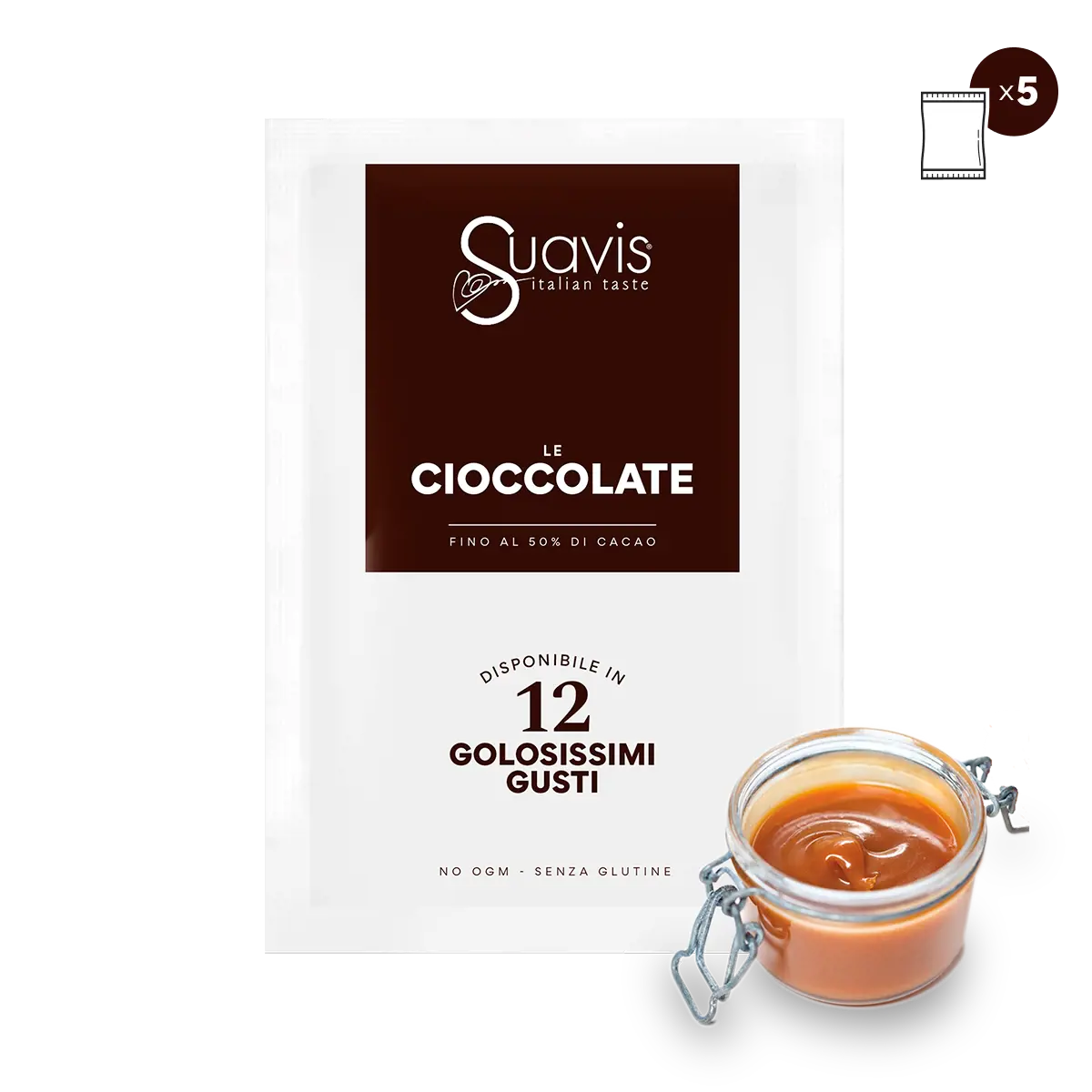 Deuxième image du produit Suavis Chocolat Chaud Caramel Mou Boites 125 G by Suavis