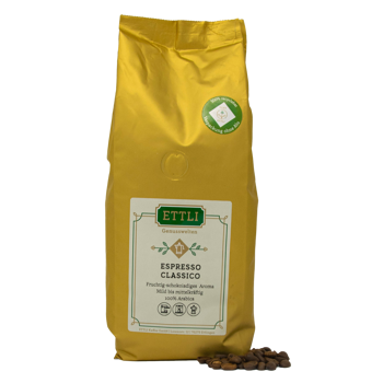 Kaffeebohnen - Espresso Classico - 1kg - Bohnen Beutel 1 kg