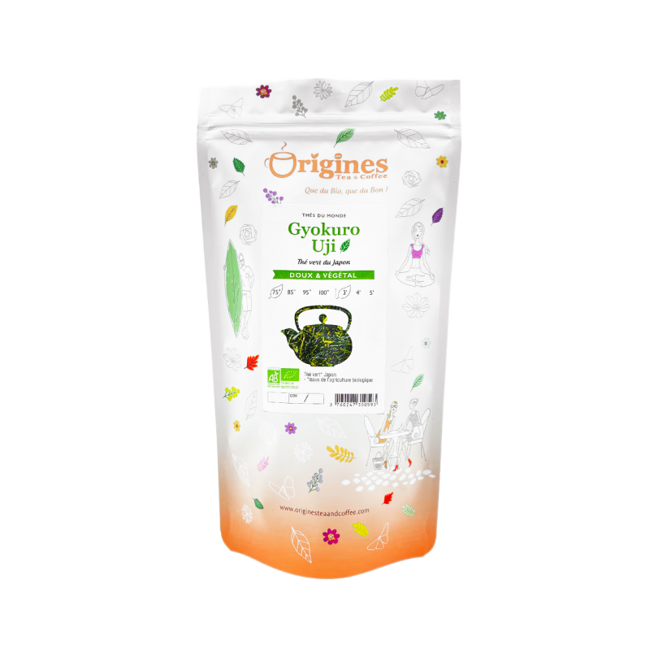 Origines Tea&Coffee The Vert Bio En Vrac Gyokuro Uji Japon 1Kg Fleur De The 1 Kg by Origines Tea&Coffee