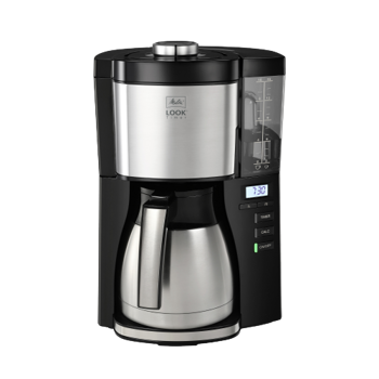 MELITTA Look V Therm Timer 1025-18 Noir et Acier Brossé - Garantie 2 ans - 