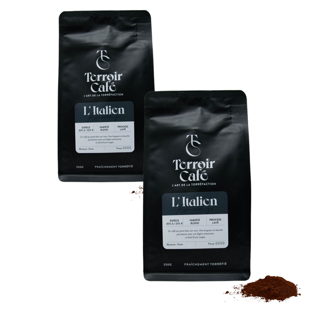 Terroir Cafe Terroir Cafe La Composition Italienne 1Kg Moulu Moka - 1 Kg by Terroir Cafe