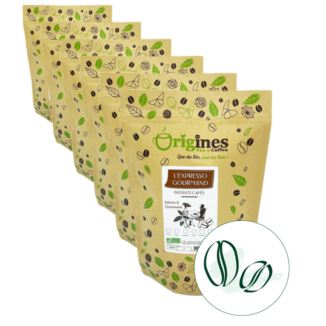Gemahlener Kaffee  - L'expresso Gourmand -250g by Origines Tea&Coffee