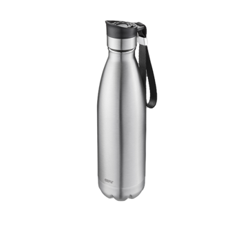 ANTEVIA - Thermos Bouteille Isotherme 420ml avec infuseur à thé | Double  paroi | PLUS DE 10 MODÈLES |Matière: Verre borosilicate et bambou | Chaud