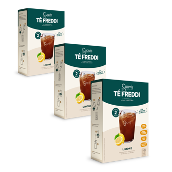 Tè freddo - Limone - Pack 3 × Scatola di cartone 160 g