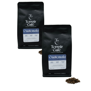 Kaffeebohnen - Guatemala, Maya 1kg - Pack 2 × Bohnen Beutel 1 kg