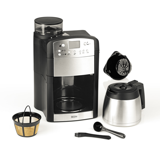 Terzo immagine del prodotto BEEM Macchina caffè filtro con Macinacaffè - 1,25 l - Fresh Aroma Perfect - Thermos by BEEM