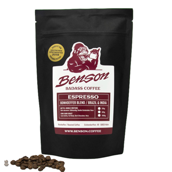 Kaffeebohnen - Bonhoeffer Blend, Espresso - 1kg - Bohnen Beutel 1 kg