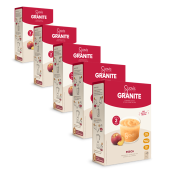 Granita - Pfirsich - Pack 5 × Pappschachtel 160 g