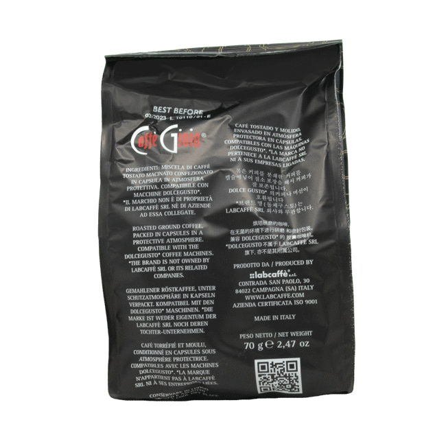 Terzo immagine del prodotto Capsule - DOLCE GUSTO Perù 100% Arabica Bio - x100 by Caffè Gioia