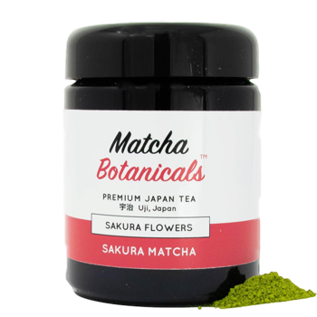 Matcha Botanicals Matcha Aux Fleurs De Cerisier Sakura 100 G - Bouteille en verre 100 g