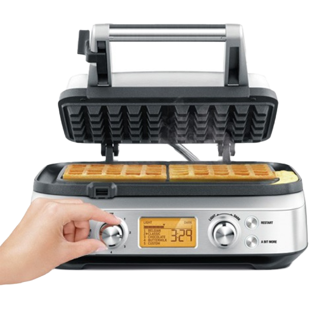 Troisième image du produit Sage Appliances Smart Waffle Pro Sage Gaufrier Acier Inoxydable by Sage Appliances