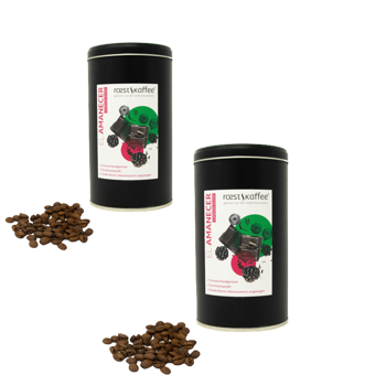 El Amanecer - Espresso Blend - Pack 2 × Bohnen Metall-Box 500 g