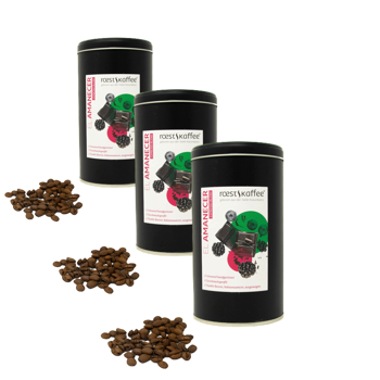 Cafe En Grain Roestkaffee El Amanecer Espresso Blend - 500 G - Pack 3 × Grains Boîte métal 500 g