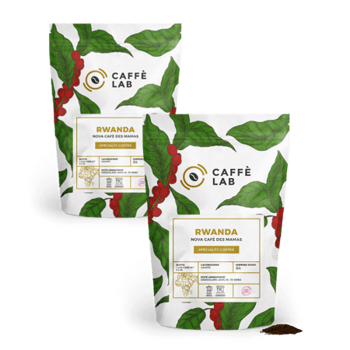 Caffè Rwanda des Mamas (Women Coffe Project) - Macinato - Pack 2 × Macinatura Moka Bustina 250 g