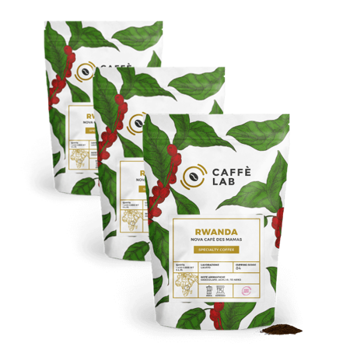 Caffè Rwanda des Mamas (Women Coffe Project) - Macinato - Pack 3 × Macinatura Moka Bustina 250 g