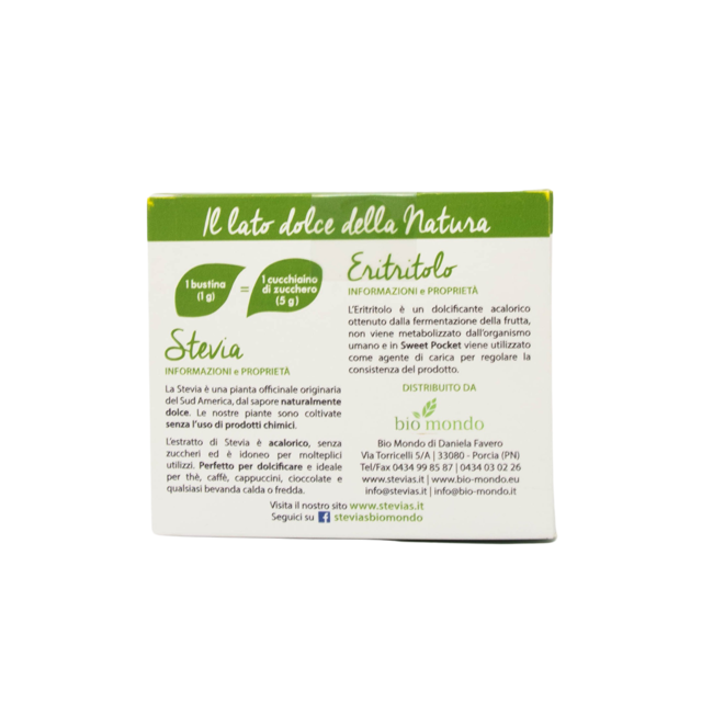 Zweiter Produktbild Süßstoffbeutel mit Stevia-Extrakt 60 g by Bio Mondo